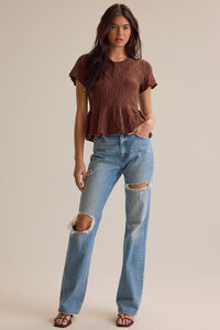 Lexie Pointelle Top - Altar'd State