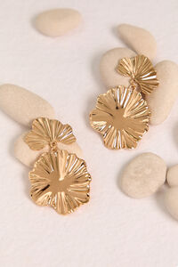 Gold Curve Burst Earrings - Altar'd State