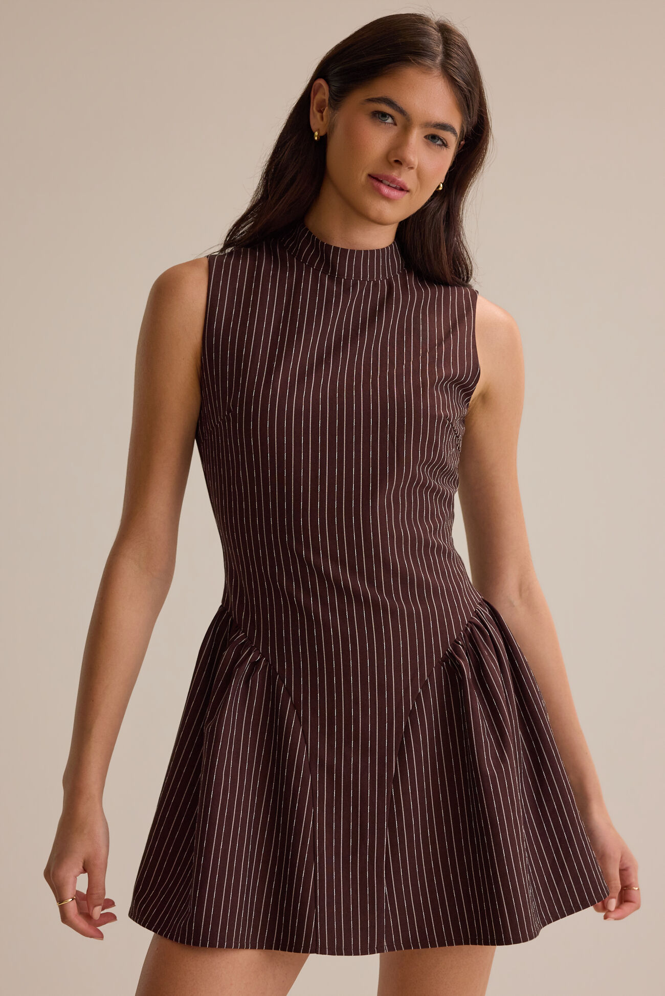 Everly Striped Mini Dress
