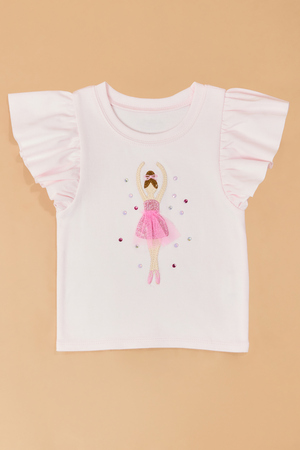 Clara Ballerina Tee by Mudpie - Altar'd State - 