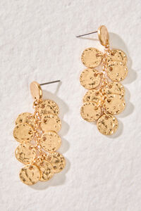 Hammered Coin Dangle Earring Detail 2 - Altar'd State