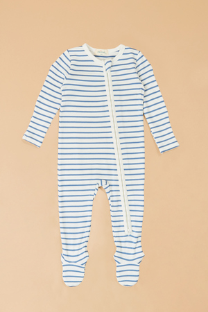 Jake Stripe Long Sleeve Footie - Altar'd State - 