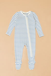 Jake Stripe Long Sleeve Footie - Altar'd State