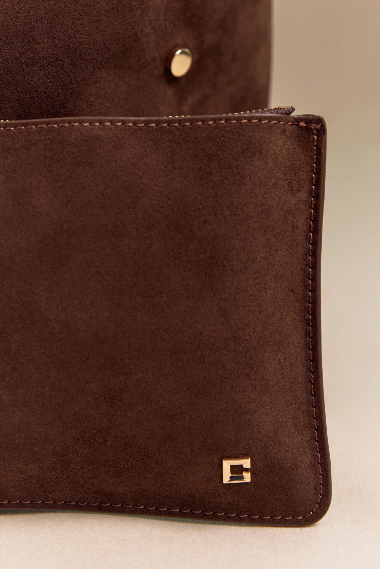 Riley Studded Suede Tote