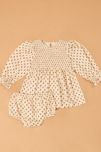 Carrie Long Sleeve Floral Baby Dress - Altar'd State