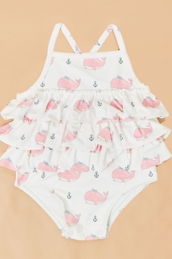 Brooke Bubbly Whale One-Piece Swimsuit - Altar'd State