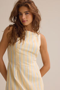 Juliet Stripe Mini Dress Detail 2 - Altar'd State