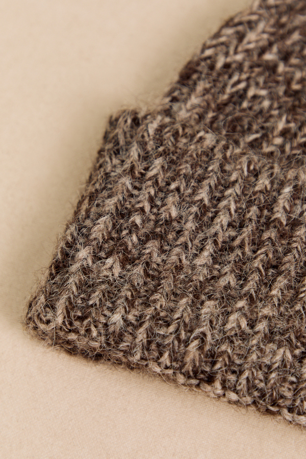 Brown Marble Beanie Detail 3 - Altar'd State
