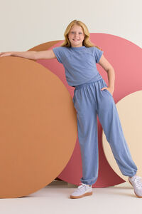 Addison Layered Tee And Jogger Set Detail 2 - Altar'd State