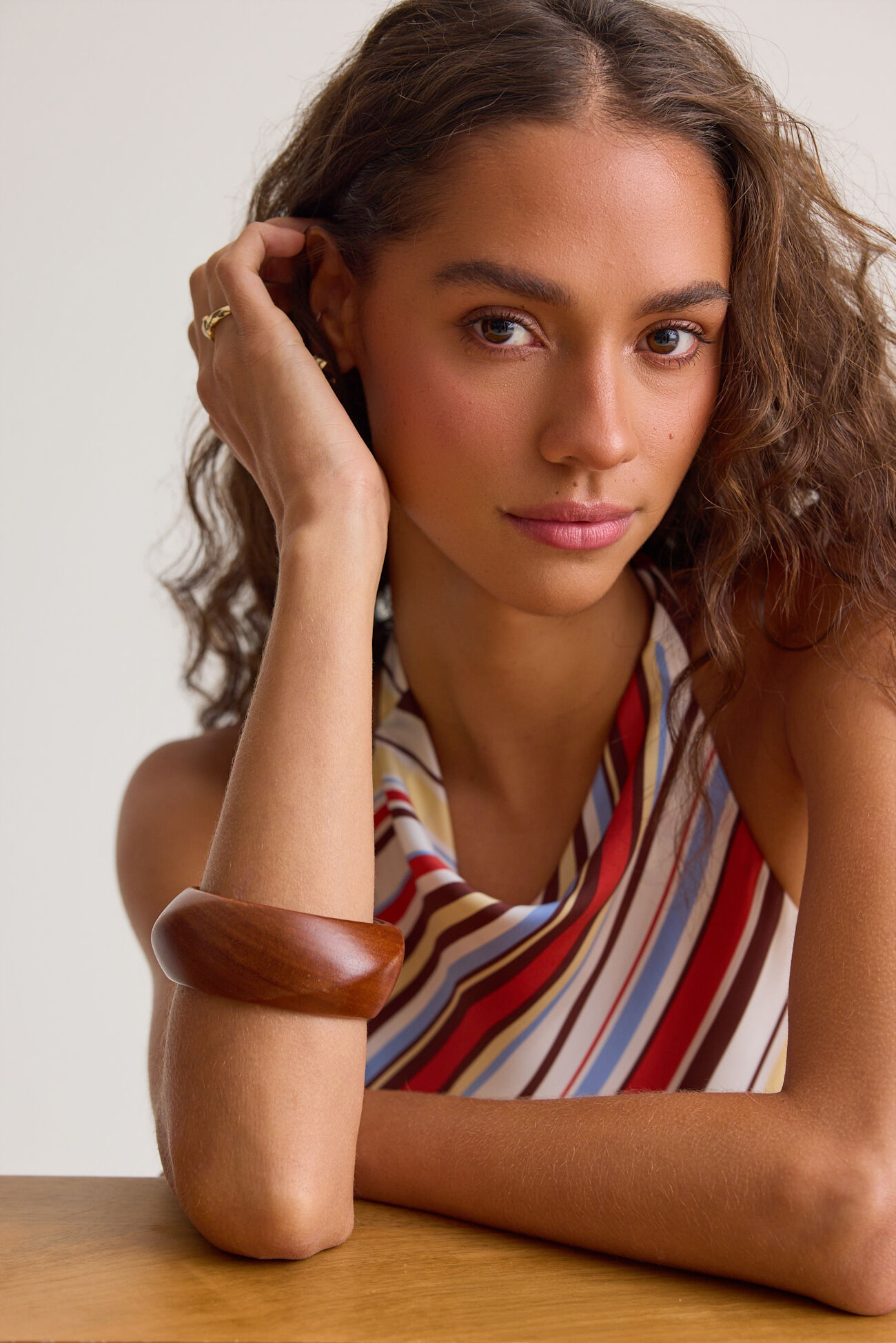 Sienna Wooden Bangle