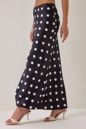 Nancie Polka Dot Maxi Skirt - Altar'd State - 
