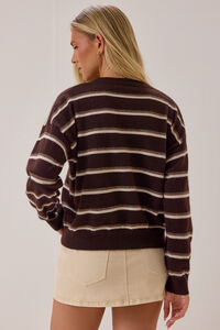 Winnie Stripe Pullover Sweater Detail 4 - Altar'd State