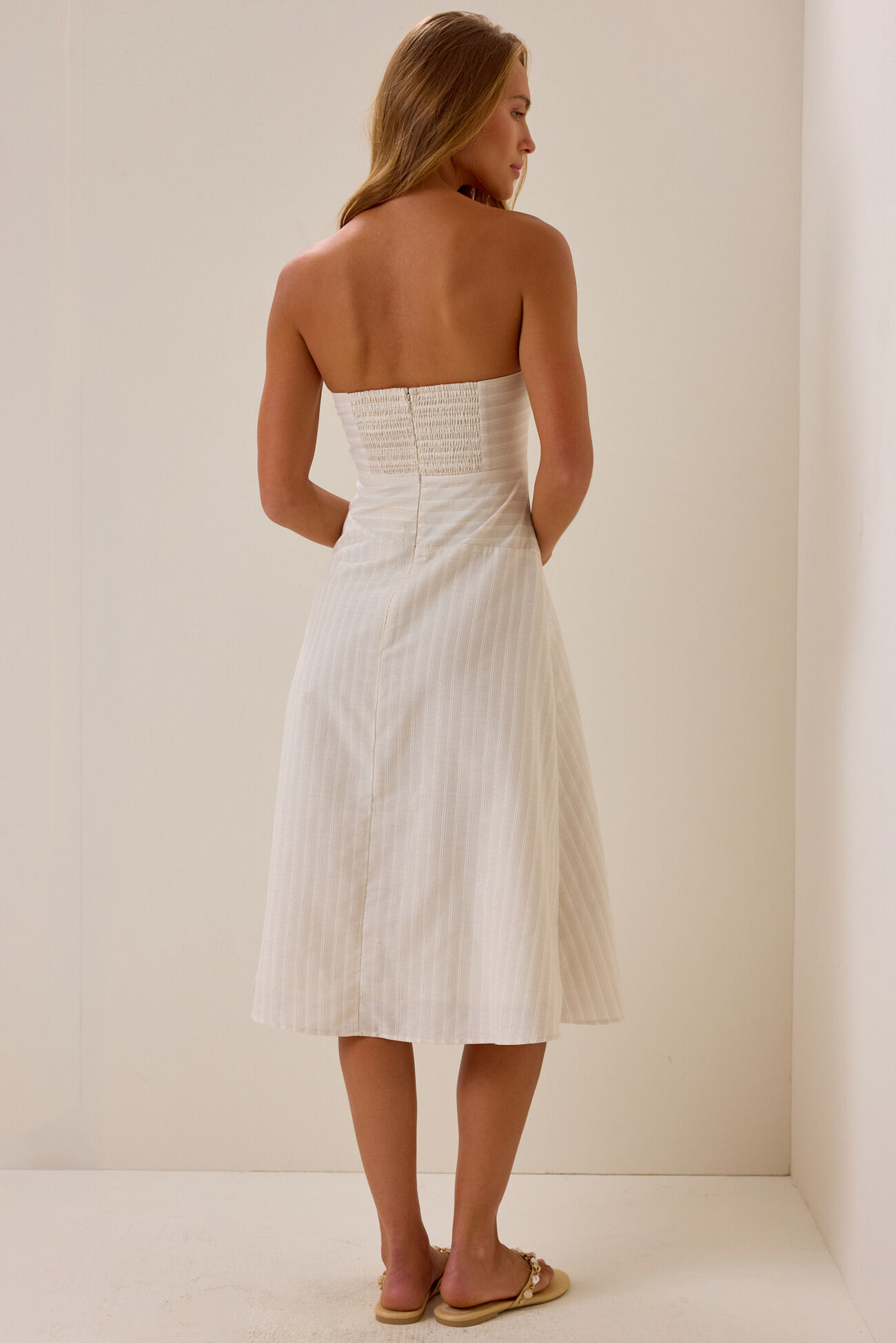 Marlee Striped Midi Dress