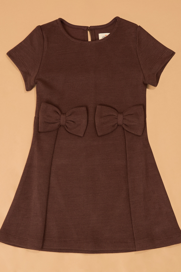 Mila Short Sleeve Bow Dress - Altar'd State