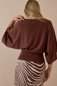 Luci Boatneck Sweater Detail 6 - Altar'd State