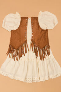 Willa Fringe Dress and Vest Toddler Set - Altar'd State