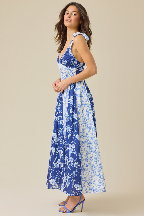 Claudia Floral Maxi Dress Detail 4 - Altar'd State