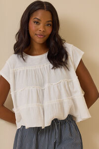 Nicole Ruffle Top Detail 2 - Altar'd State