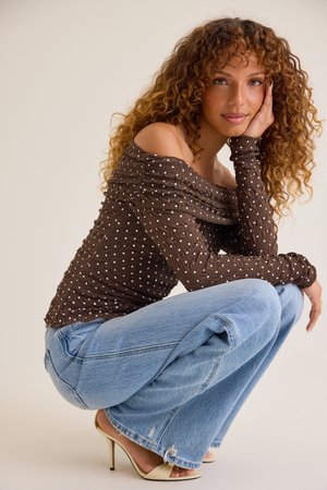Piper Polka Dot Top - Altar'd State - 