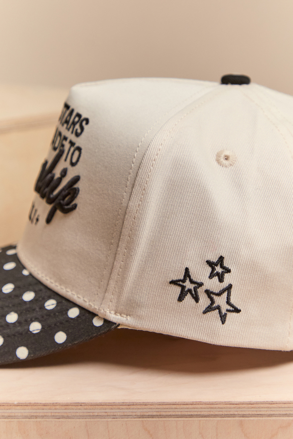 Stars Worship Polka Dot Trucker Hat Detail 3 - Altar'd State