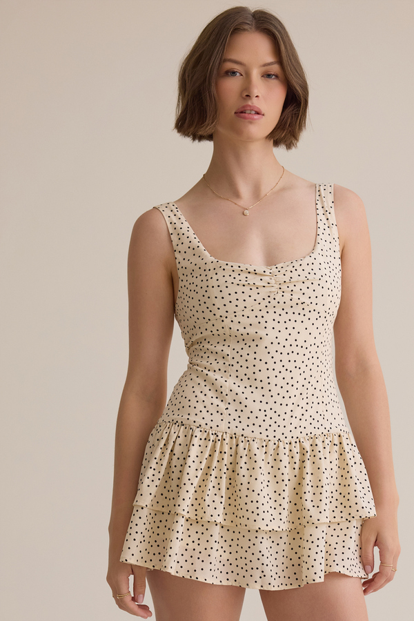 Maisie Polka Dot Romper Detail 3 - Altar'd State
