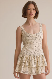 Maisie Polka Dot Romper Detail 3 - Altar'd State