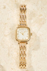Square Face Thin Link Watch - Altar'd State