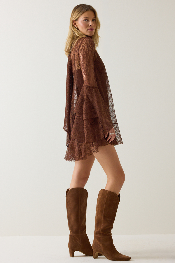 Langley Lace Mini Dress Detail 7 - Altar'd State