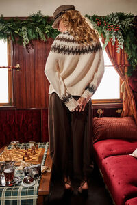 Primrose Fair Isle Sweater Detail 5 - Altar'd State