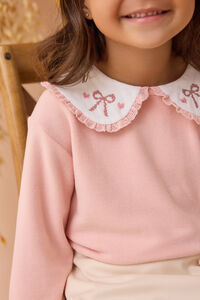 Colette Cross-Stitch Bow Sweater Detail 2 - Altar'd State
