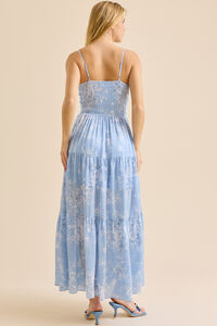 Kellsa Floral Maxi Dress Detail 6 - Altar'd State