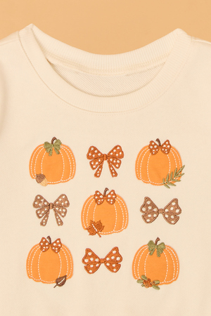 Lucille Pumpkin and Bow Skirt Baby Set - Altar'd State - 
