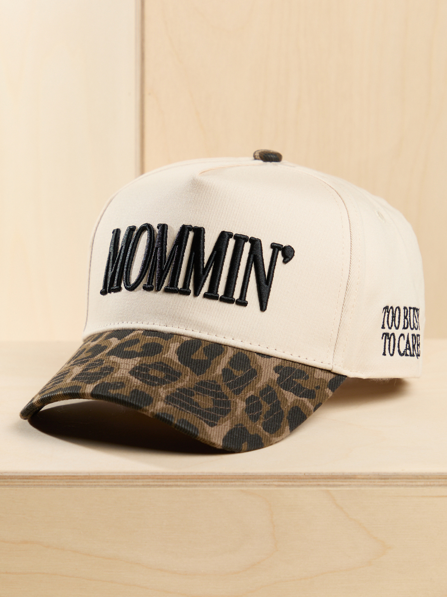 NWT ZENANA Leopard “I’m Yours No Refunds” Trucker Hat AR9397s.jpg main image 4