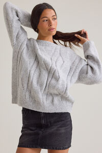 Beatrice Cozy Cable Oversized Sweater - Altar'd State