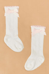 Bella Bow Knee High Socks by Mudpie - Altar'd State