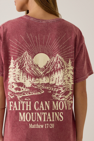 Faith can move mountains graphic tee - Altar'd State - 