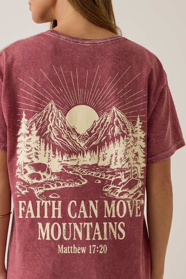 Faith can move mountains graphic tee Detail 2 - Altar'd State