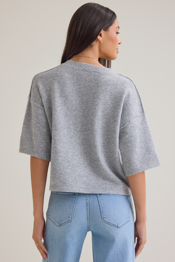 Kiley Short Sleeve Cardigan Detail 4 - Altar'd State