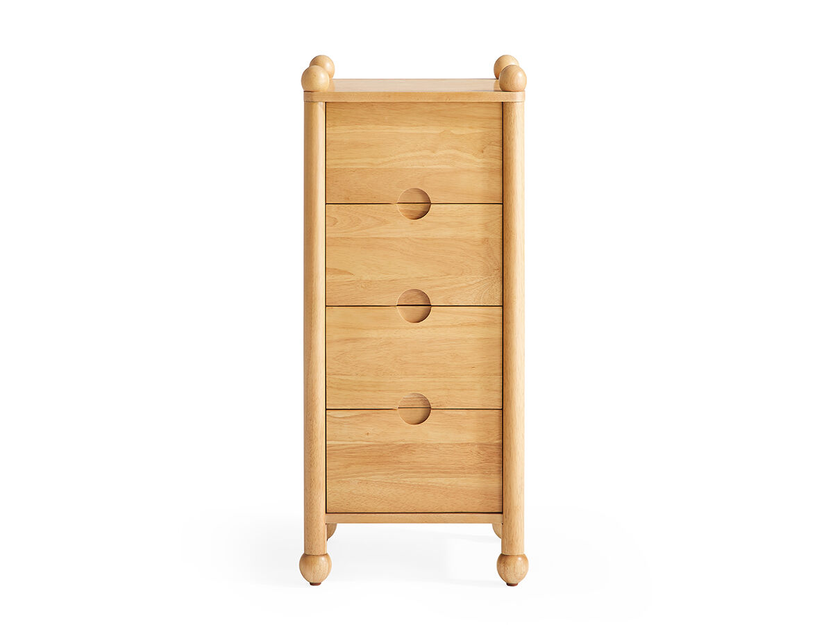 Mariposa Narrow Wood Nightstand - Altar'd State