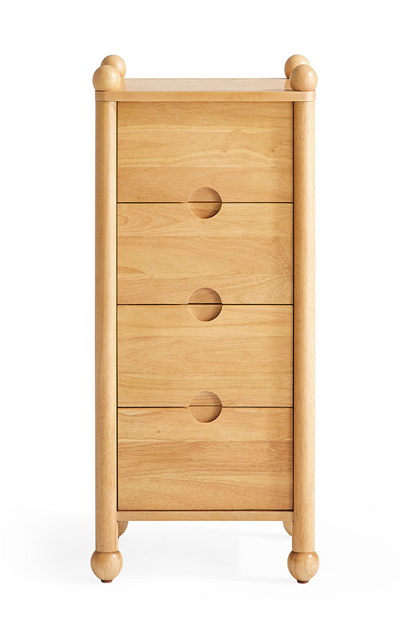 Mariposa Narrow Wood Nightstand Detail 1 - Altar'd State