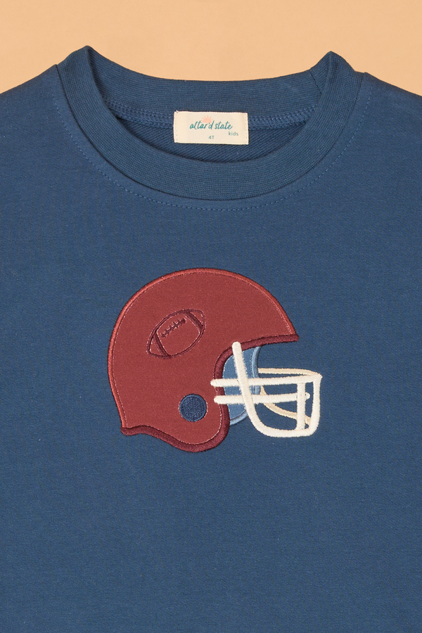 Frank Football Helmet Sweatshirt Detail 3 - Altar'd State