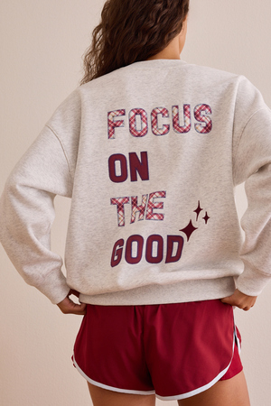 Focus On The Good Plaid Sweatshirt - Altar'd State