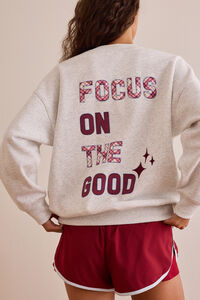 Focus On The Good Plaid Sweatshirt Detail 2 - Altar'd State