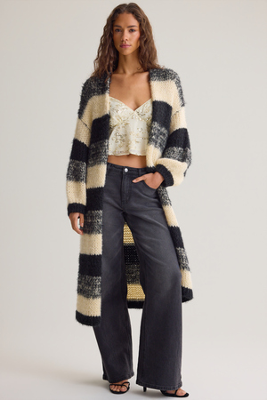 Becky Open Stripe Duster - Altar'd State - 