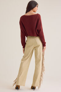 Dutton High Rise Straight Leg Jeans Detail 6 - Altar'd State