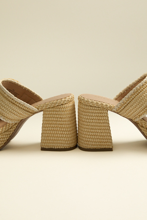 Danila Platform Raffia Heels - Altar'd State - 