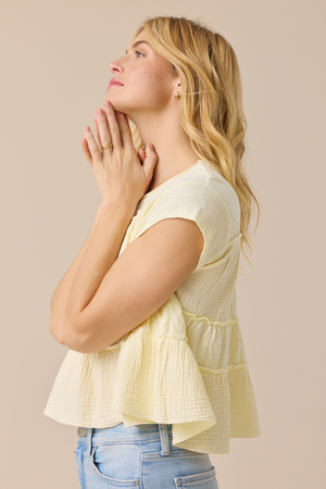 Nicole Ruffle Top - Altar'd State - 