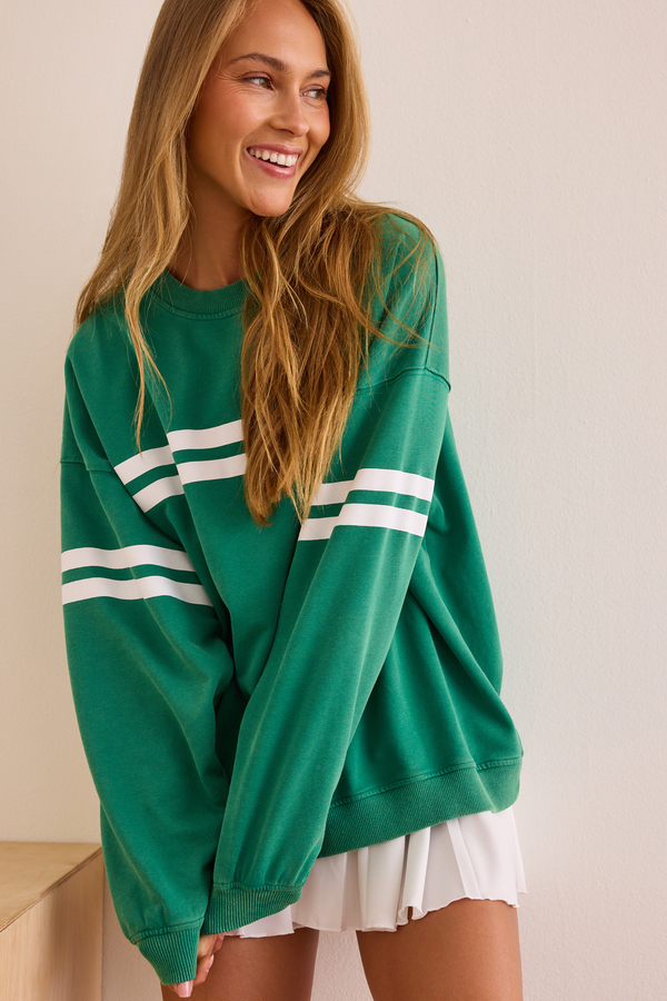 Varsity Stipe Pullover - Altar'd State