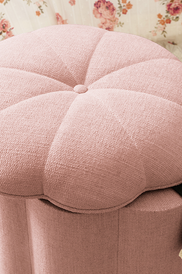 Leighton Upholstered Stool Detail 2 - Altar'd State