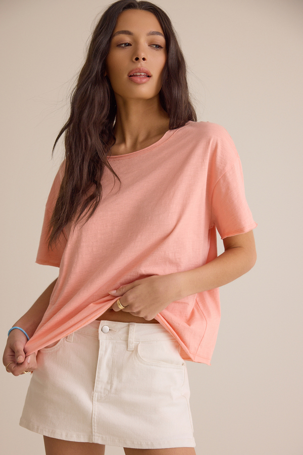 Alyssa Boatneck Tee Detail 2 - Altar'd State